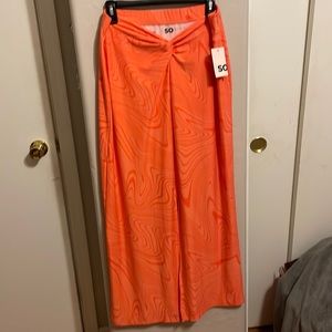Retro maxi skirt